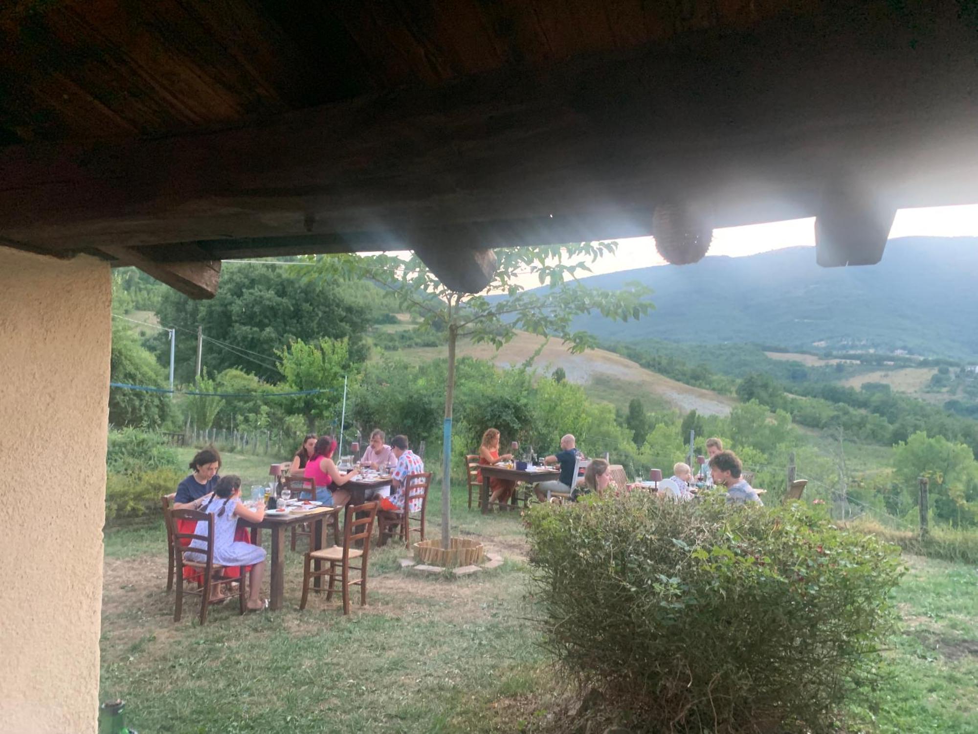 Agriturismo Il Covo Del Solengo Valtopina Kültér fotó